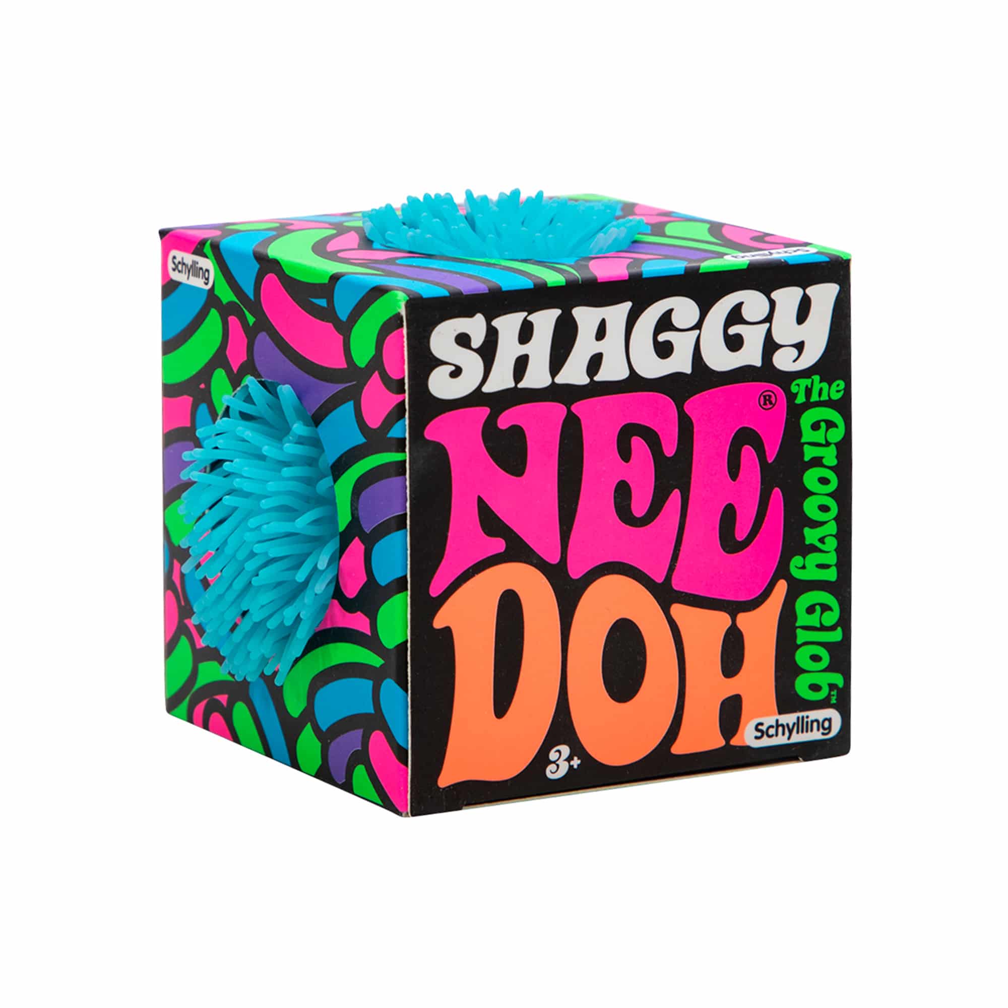 Shaggy Sensory Squish K3 - Shaggy Blue Package Front Angle